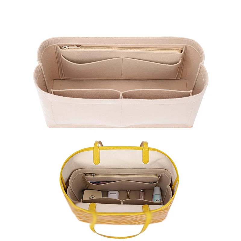 Luxury Skincare Women - Tas masukkan Organizer kosmetik Felt untuk