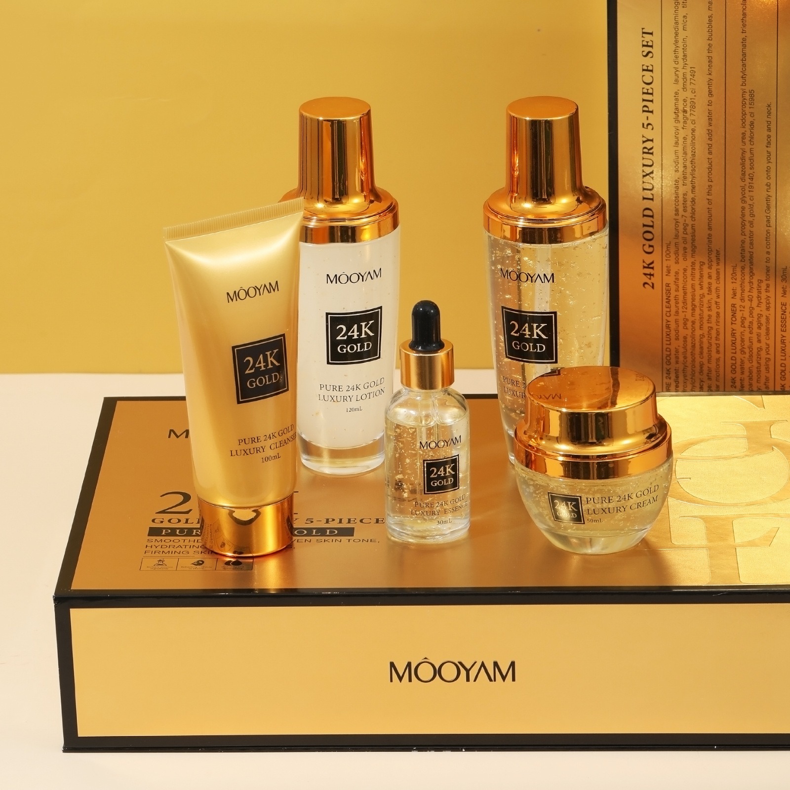 Luxury Skincare Line - Perawatan Kulit 24K Gold LUXURY Pelembap