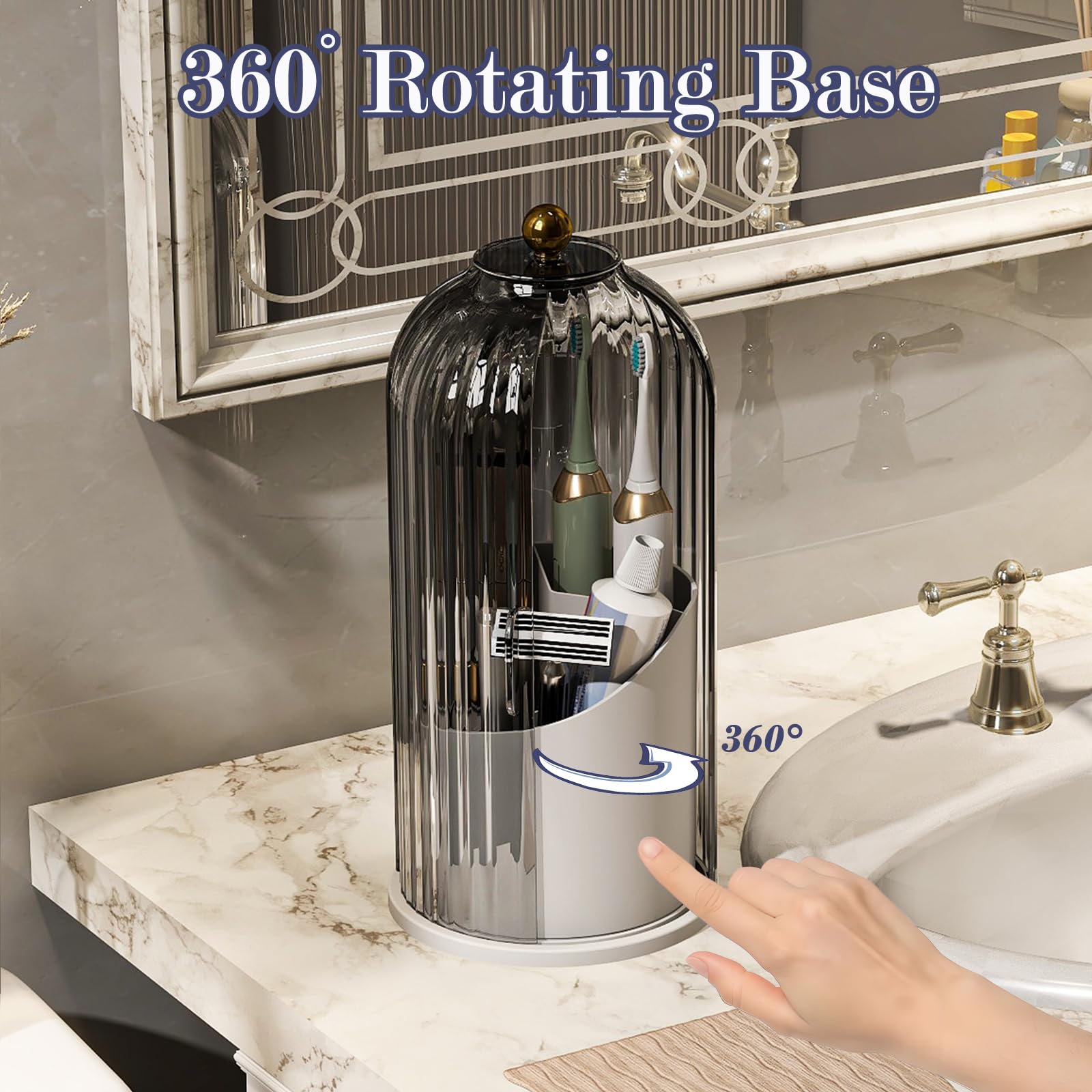 360 °   Tempat Kuas Rias Berpu - Luxury Skincare And Makeup Brands ulasan dan harga