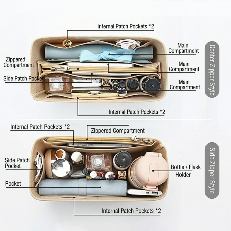 Organizer Tas Wanita Model Ins - Luxury Skincare And Makeup Brands ulasan dan harga